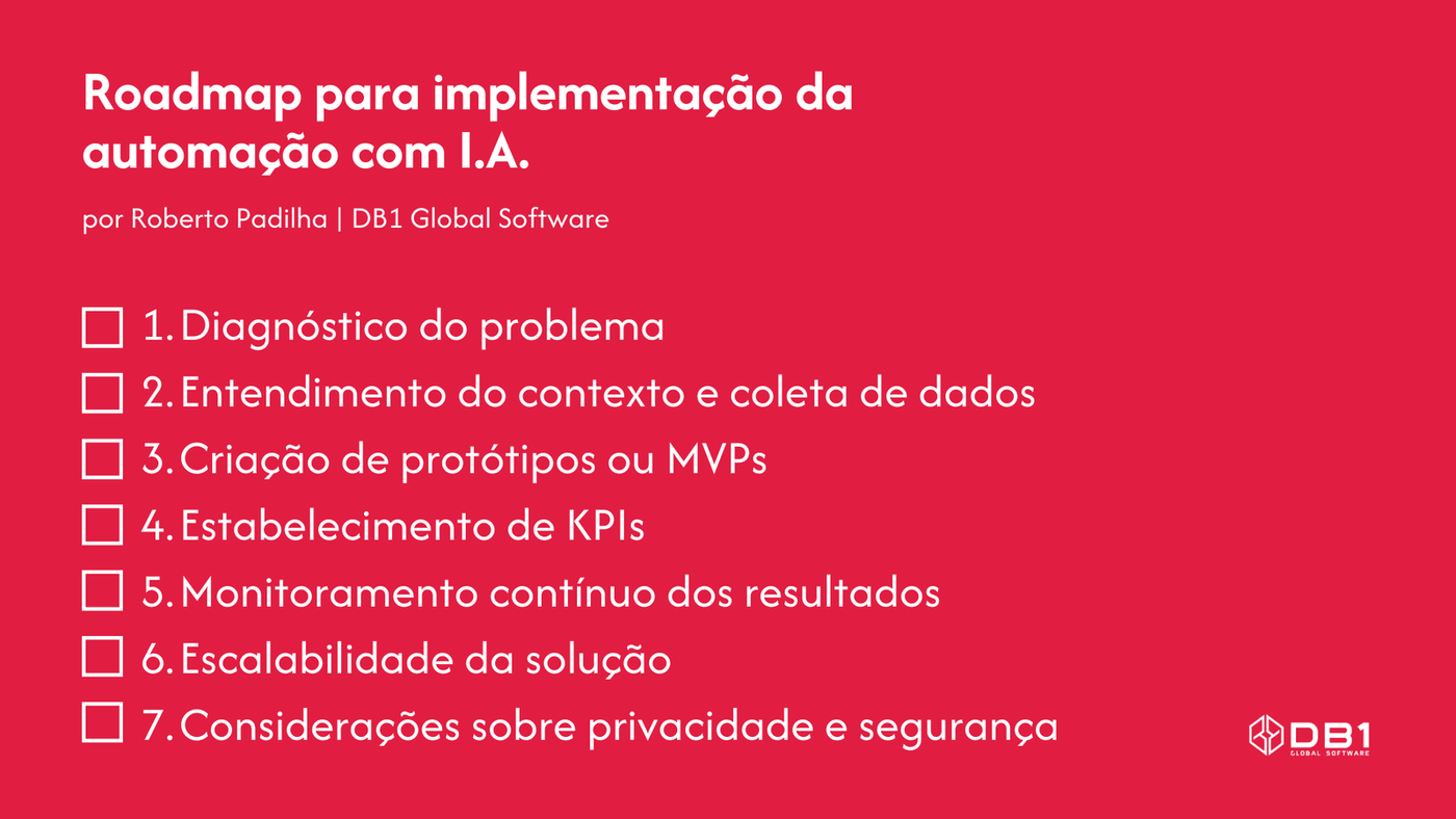 Passo a passo para uma implementação de Inteligência Artificial de forma crítica.